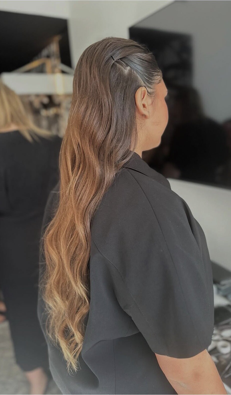 Ombré hair long balayage naturel Marseille